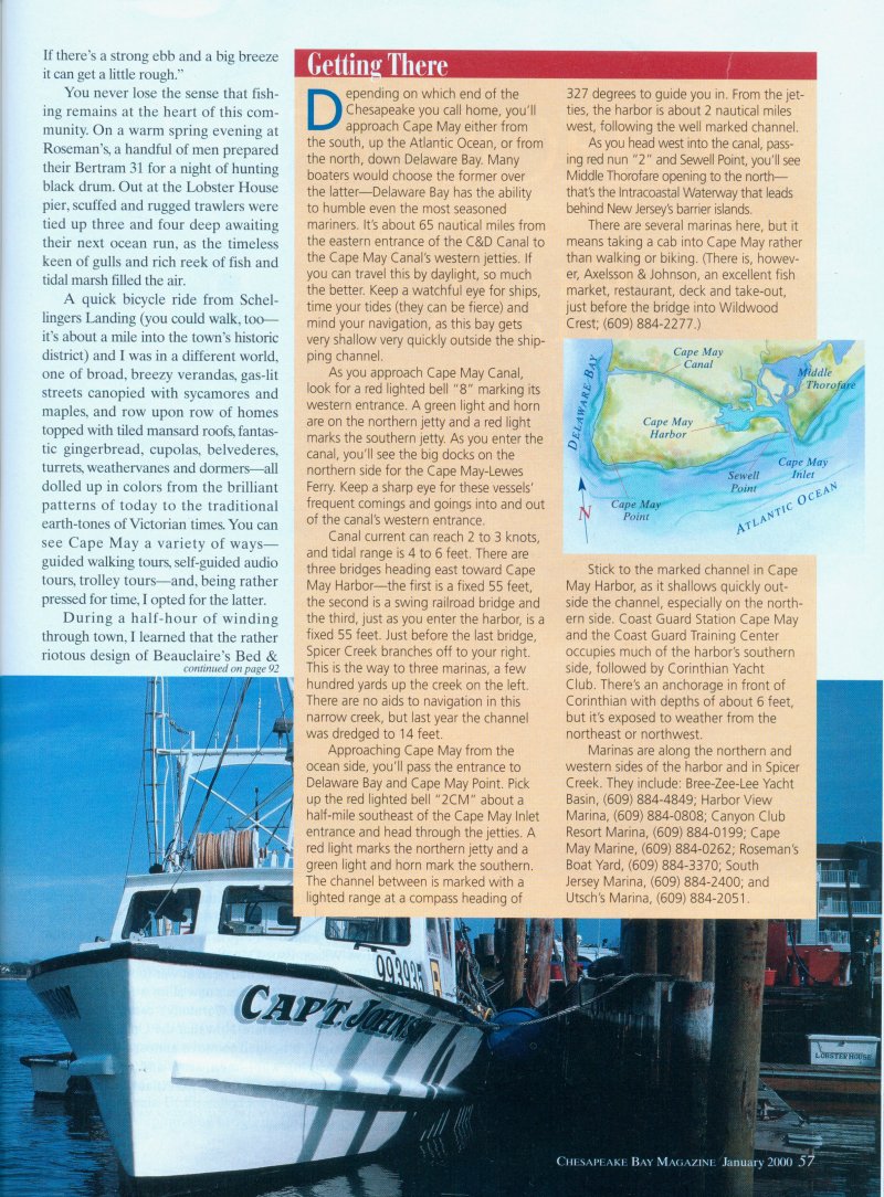 Chesapeake Bay Magazine, 1/2000, Page 57